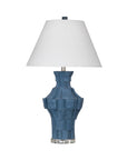 Kenora - Table Lamp - Dark Blue / White
