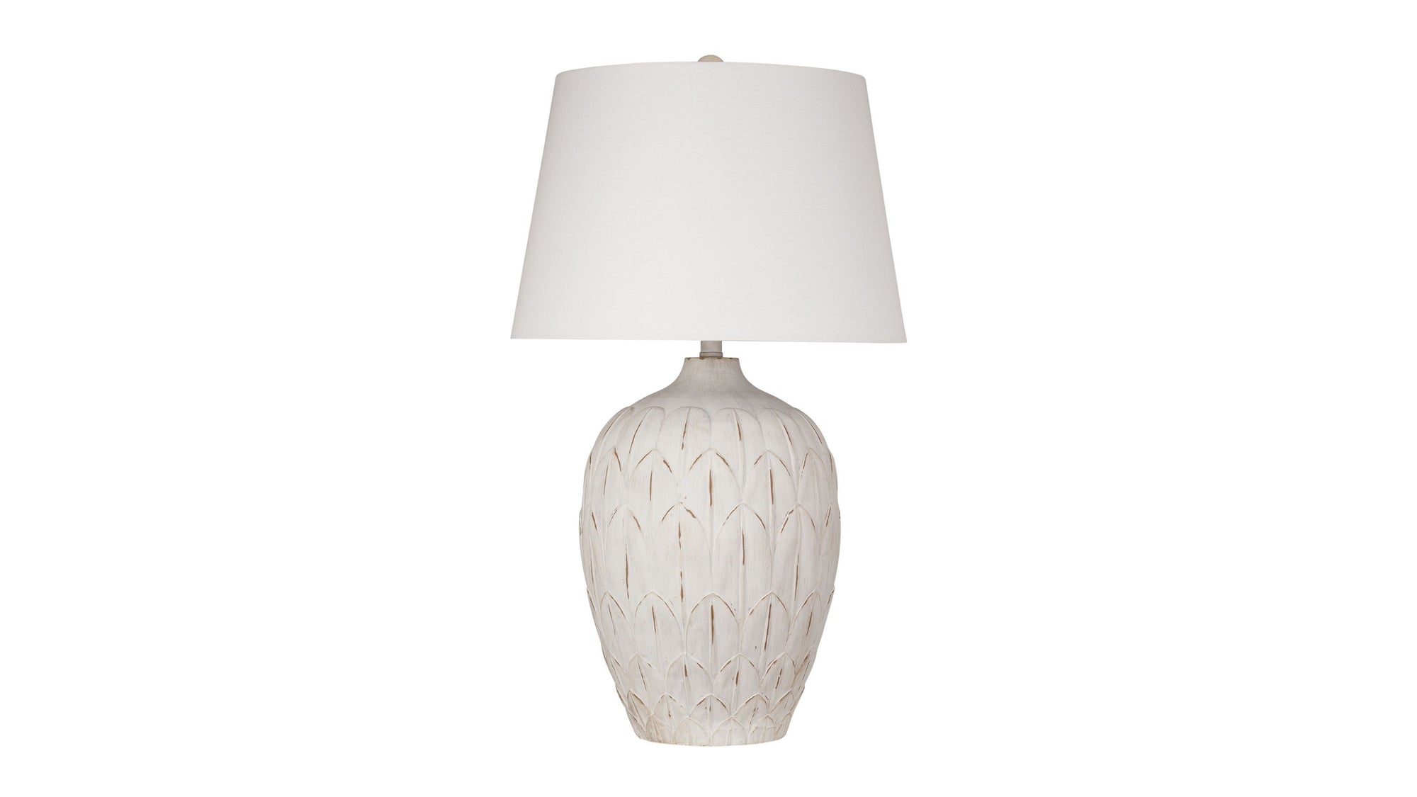 Deveron - Table Lamp - Distressed Cream