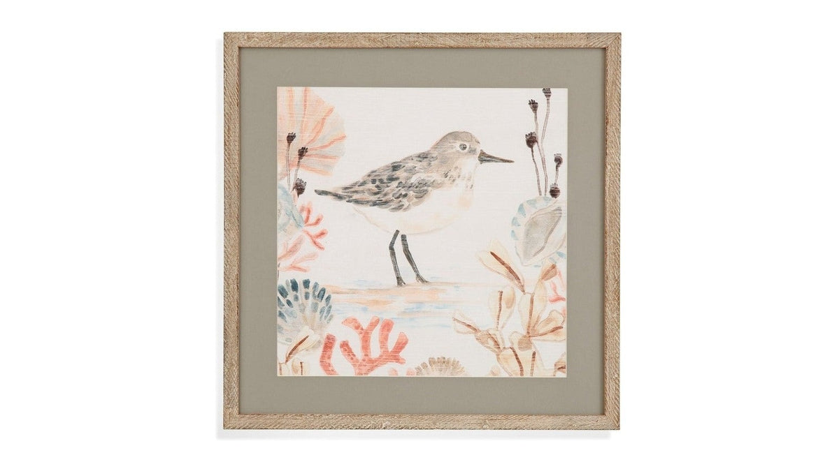 Shell Peppers I Framed Print - White