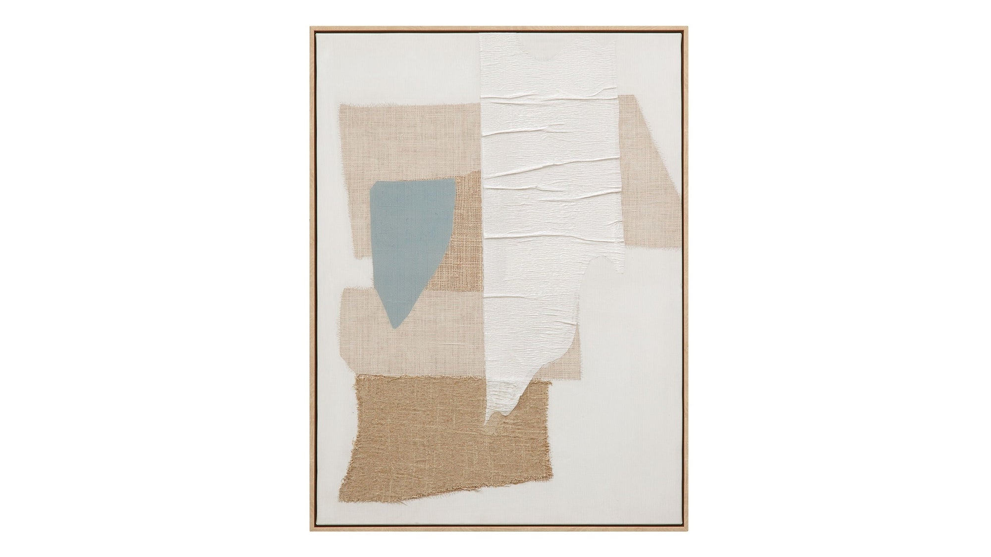 Framed Canvas Soft Geometry - Natural