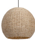 Seagrass - 1 Light Dome Pendant - Light Brown