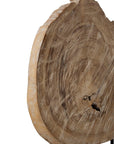 Wood Sculpture - Light Brown / Black