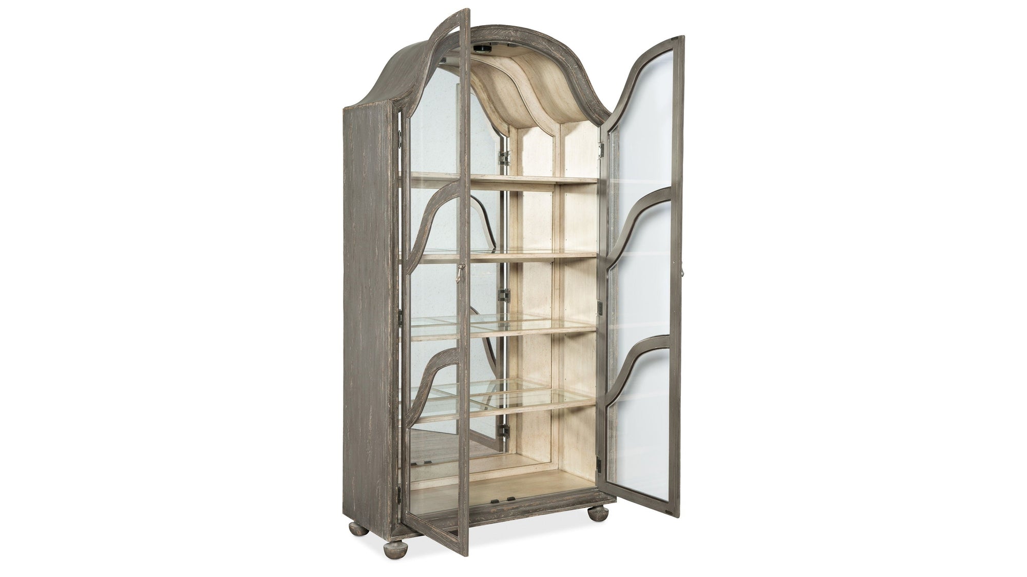 Alfresco - Costa Display Cabinet - Dark Gray