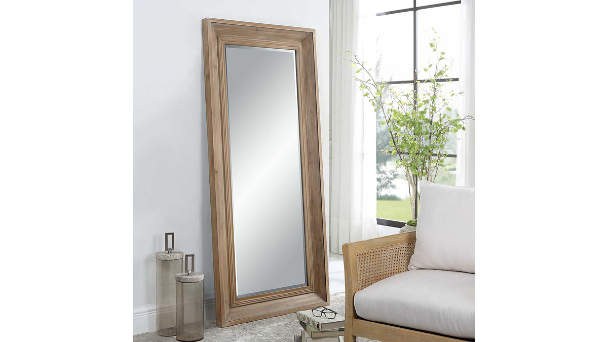 Missoula - Large Natural Wood Mirror