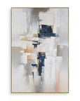 Waterfront - Geometric Abstract Art - Gray
