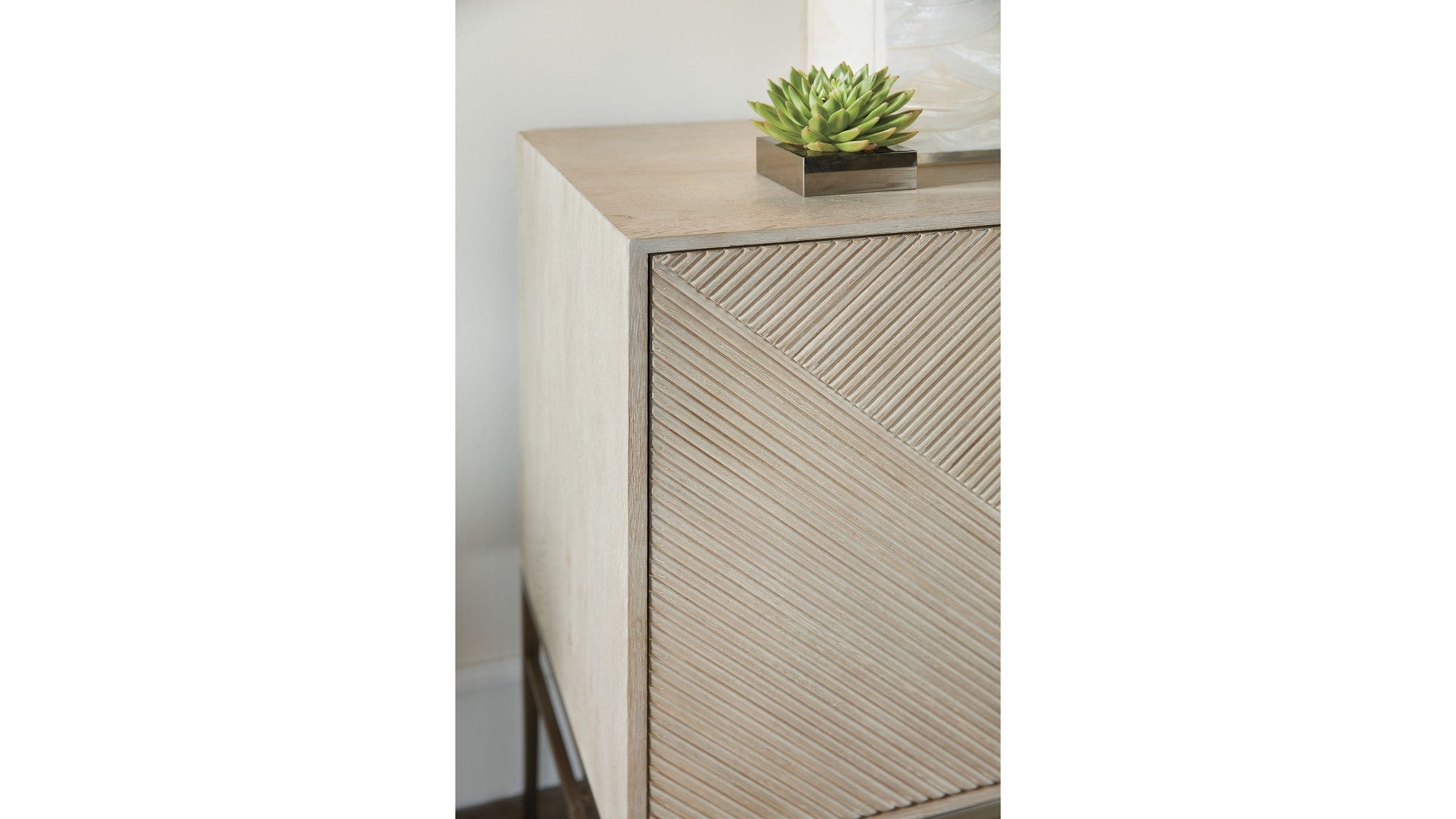 Cascade - Credenza With Metal Legs - Light Brown