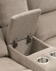 Hooper - Console Loveseat, Manual Recline