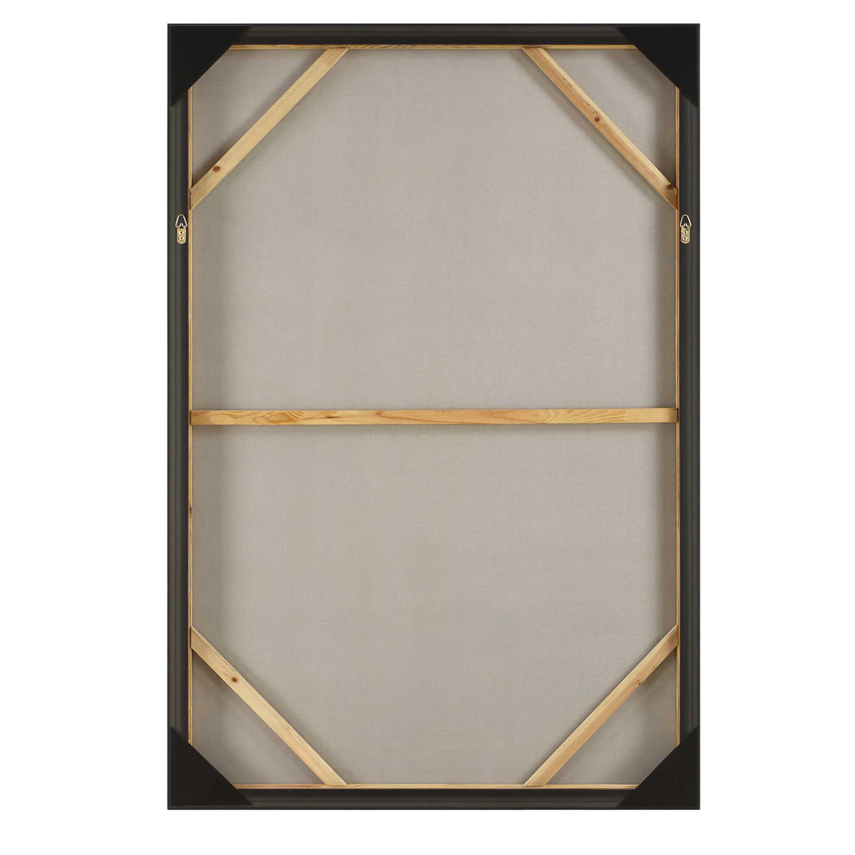 Hours In Silence - Abstract Art - Black / Brown / Gray / White / Woodtone