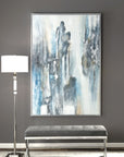 Celebrate - Modern Art - Blue