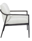 Thayer - Outdoor Upholstered Lounge Chair - Bronze / White
