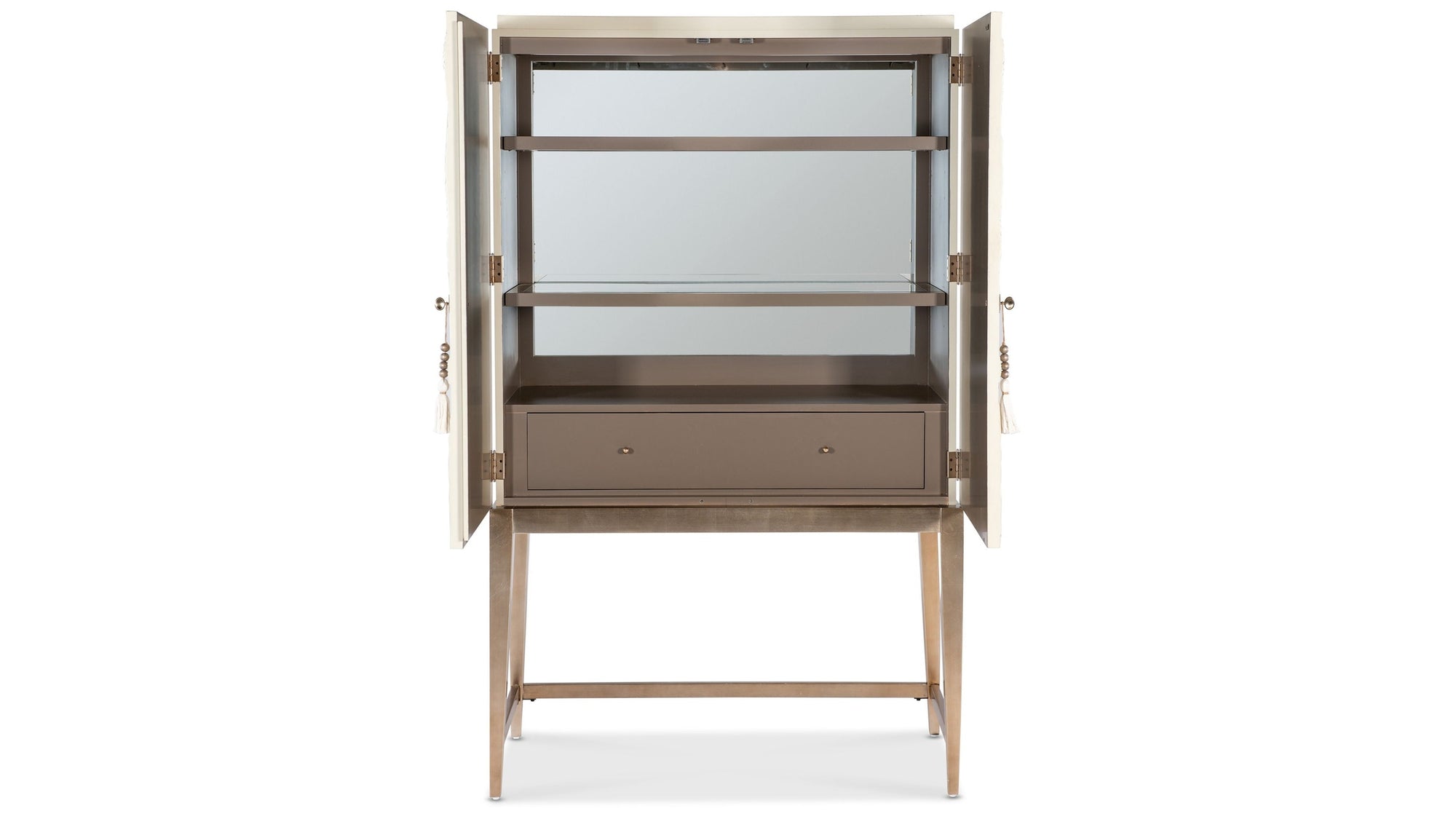 Melange - Dream Weaver Bar Cabinet - White