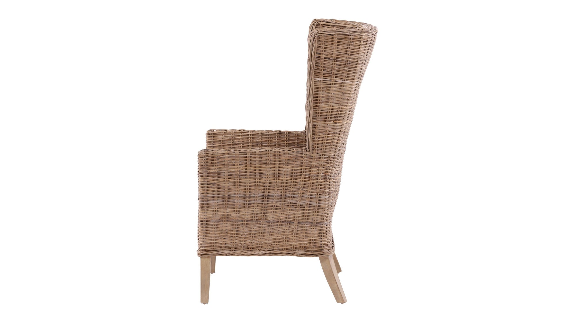 Key Largo - Host Chair Set of 2 - Light Brown