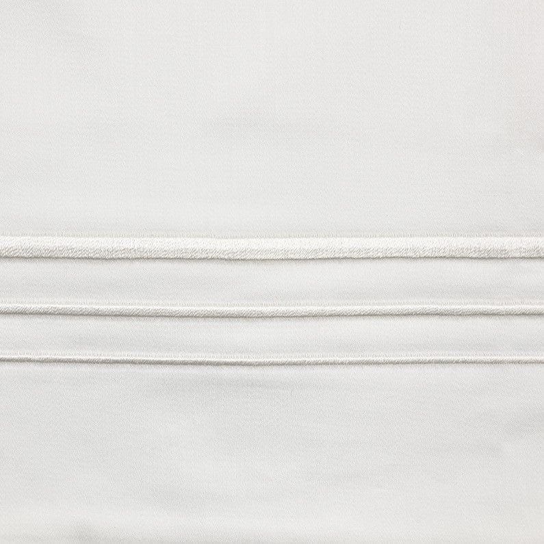 Border Embroidery - Twin Sheet Set (Set of 3) - White