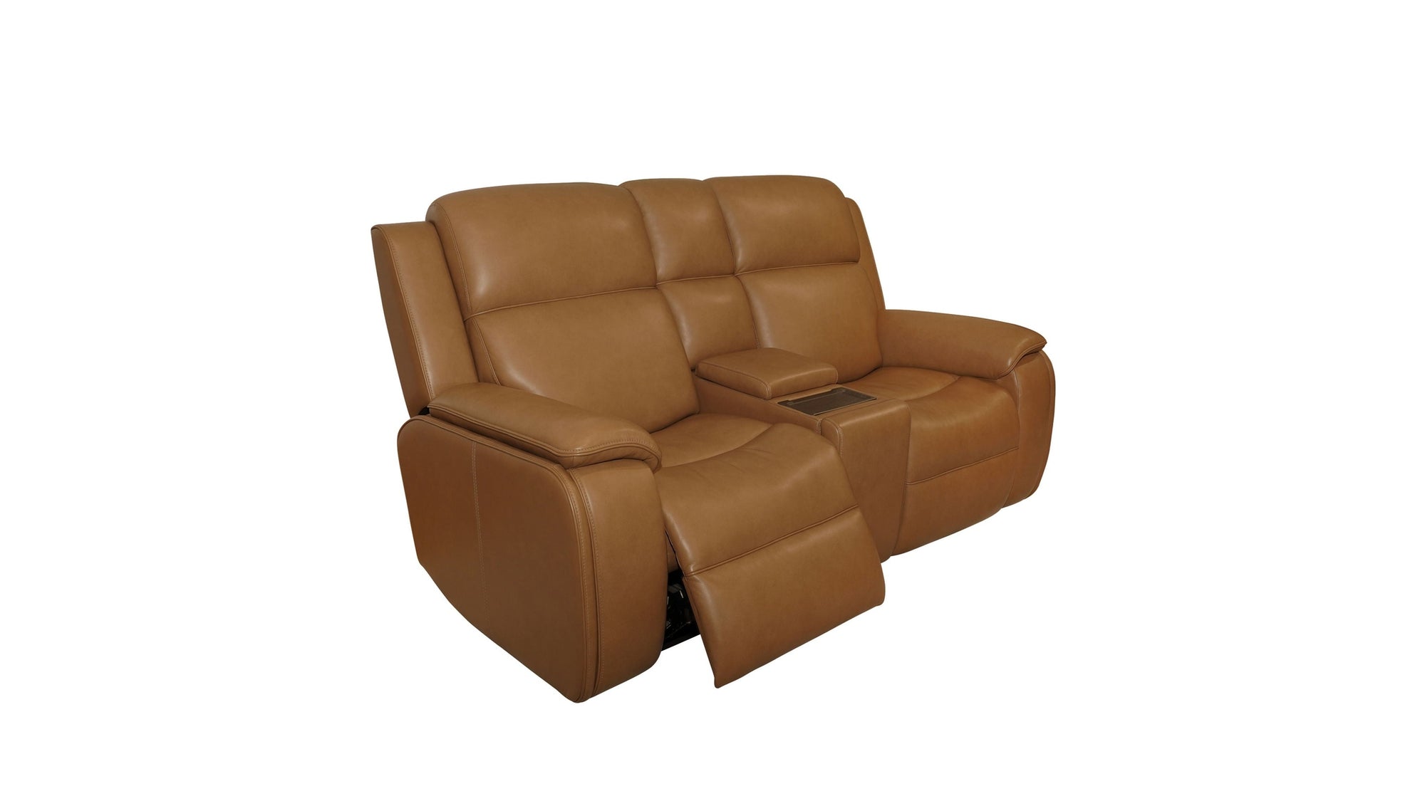 Ziggy - Power Reclining Loveseat With Console, Power Headrest, Lumbar, Heat &amp; Massage