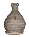 Murmur - Woven Brass 1 Light Pendant - Brass