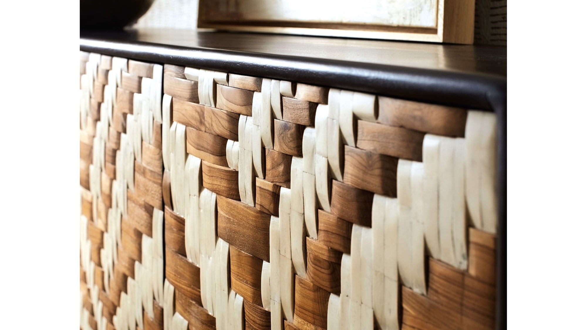 Commerce And Market - Entwined Credenza - Black