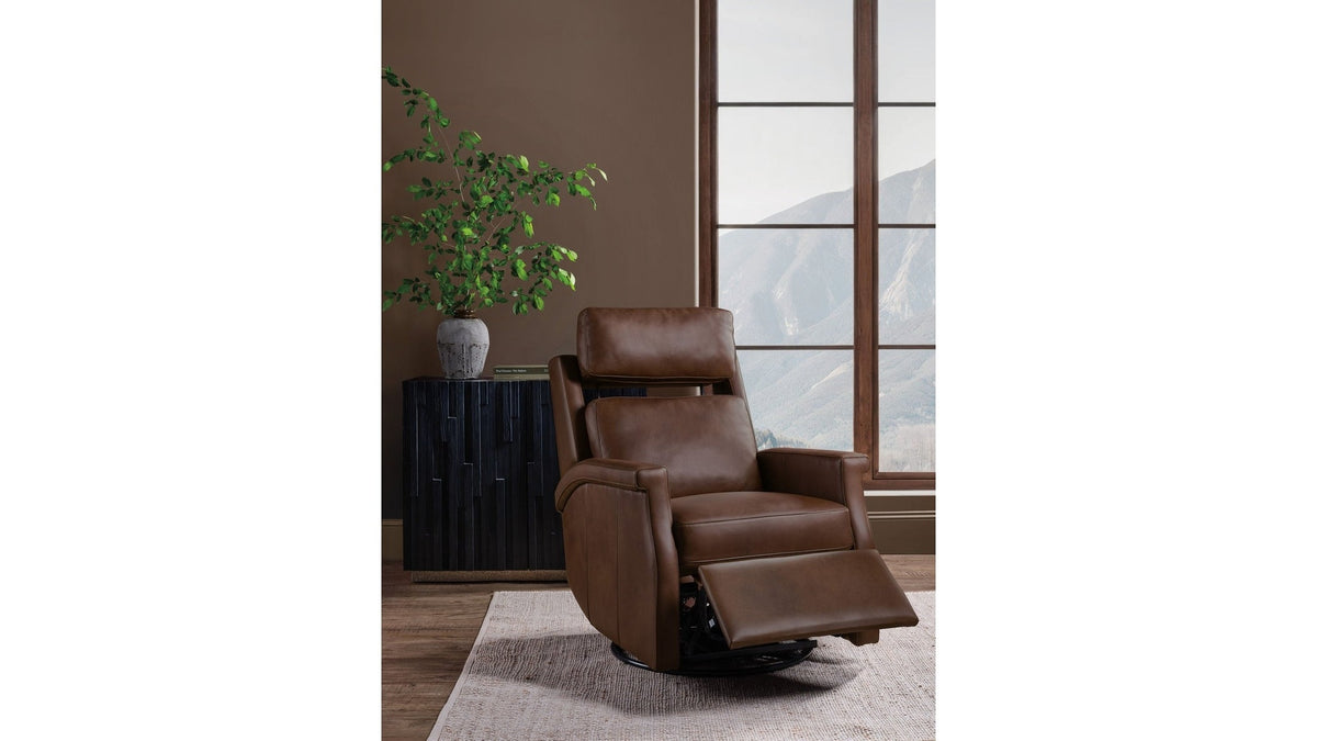 RC - Kaufman ZG Swivel Power Recliner With Pop-Up Headrest