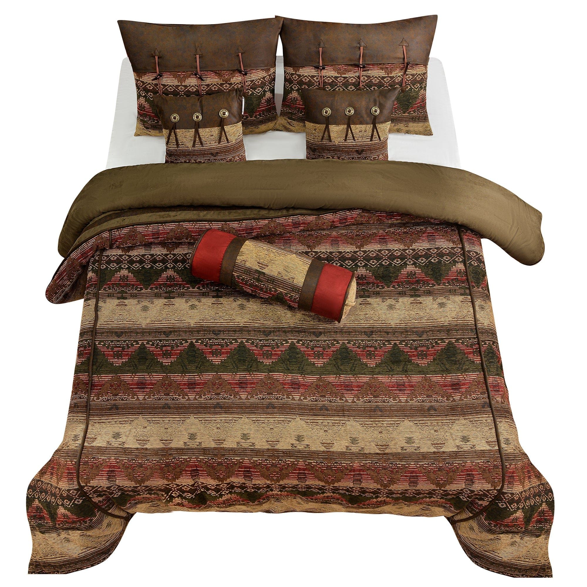 Sierra - Twin Comforter Set (Set of 5) - Multi Color