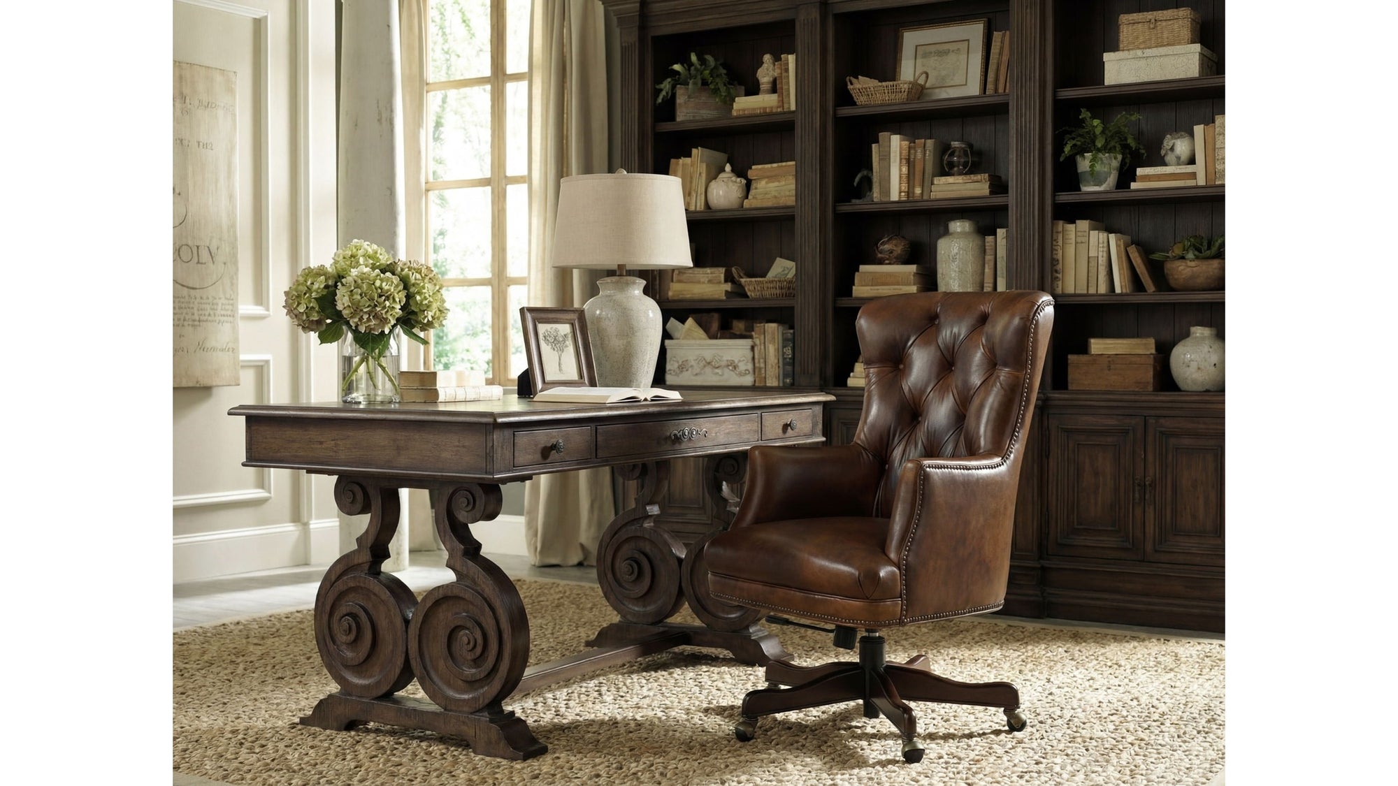 EC - Bradley Executive Swivel Tilt Chair - Dark Brown