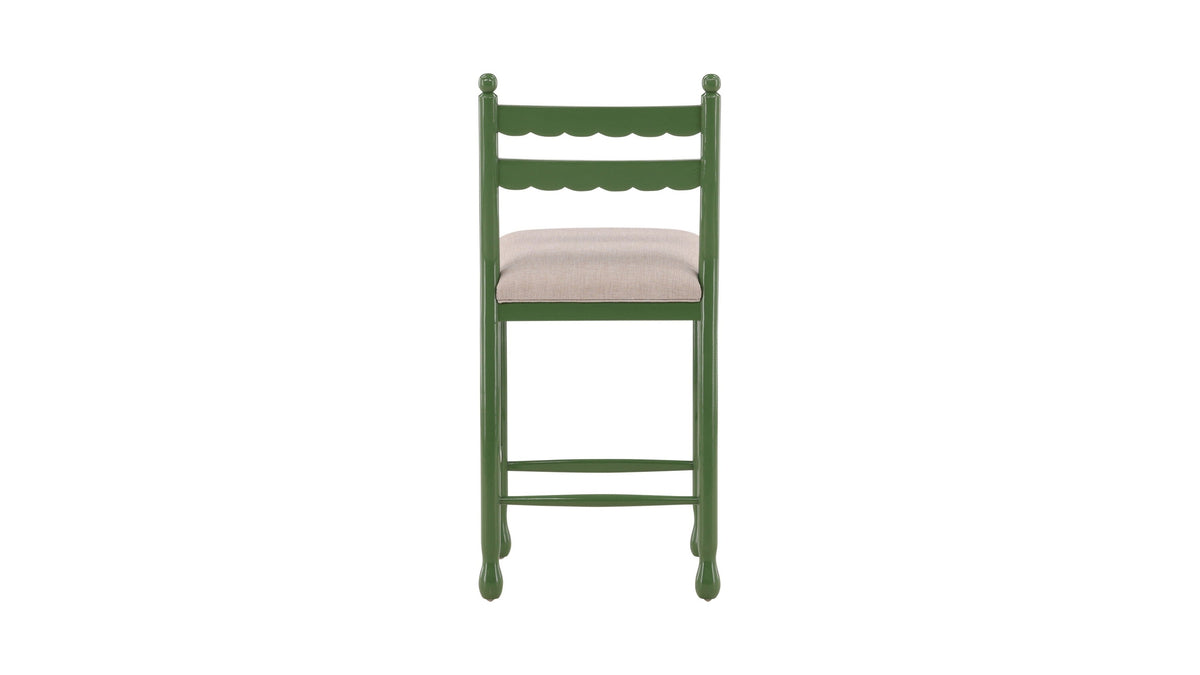 Bella - Counter Stool Set of 2 - Green