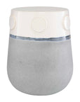 Mulvane - Ceramic Garden Stool - Gray
