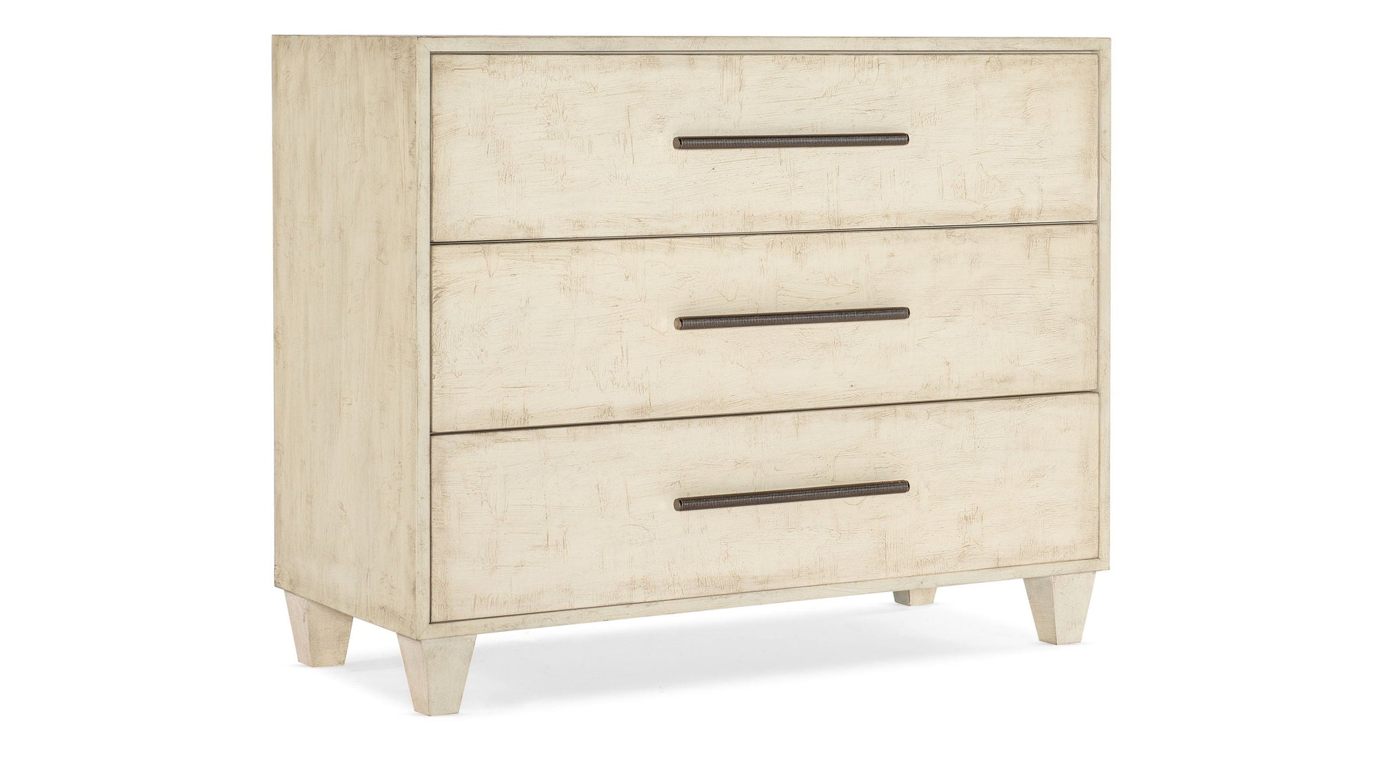 Melange - Saffron 3-Drawer Chest - Beige