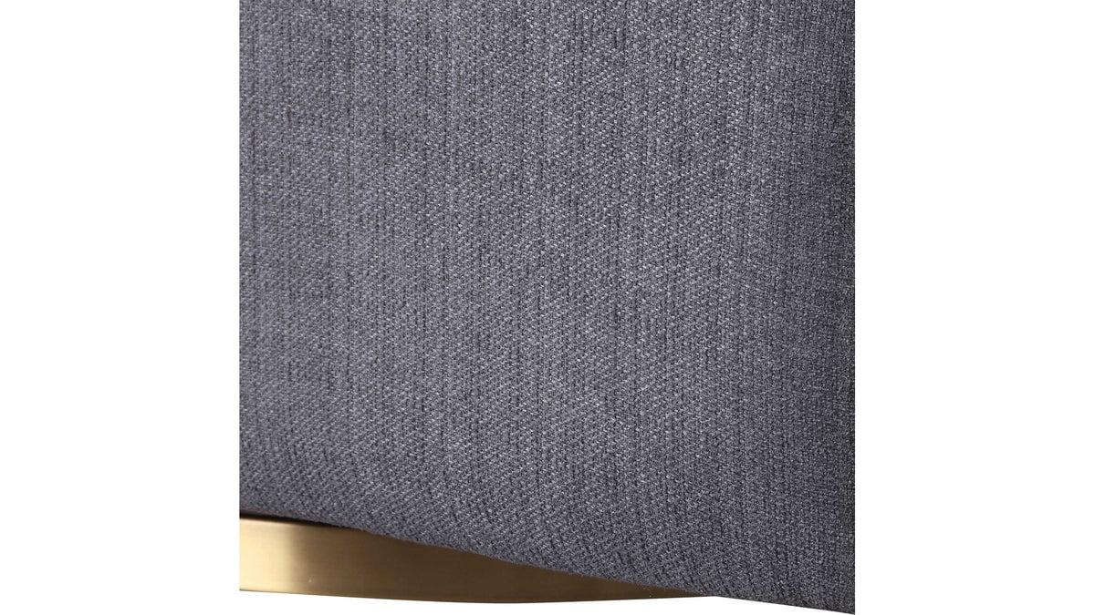 Cuthbert - Modern Swivel Chair - Dark Gray
