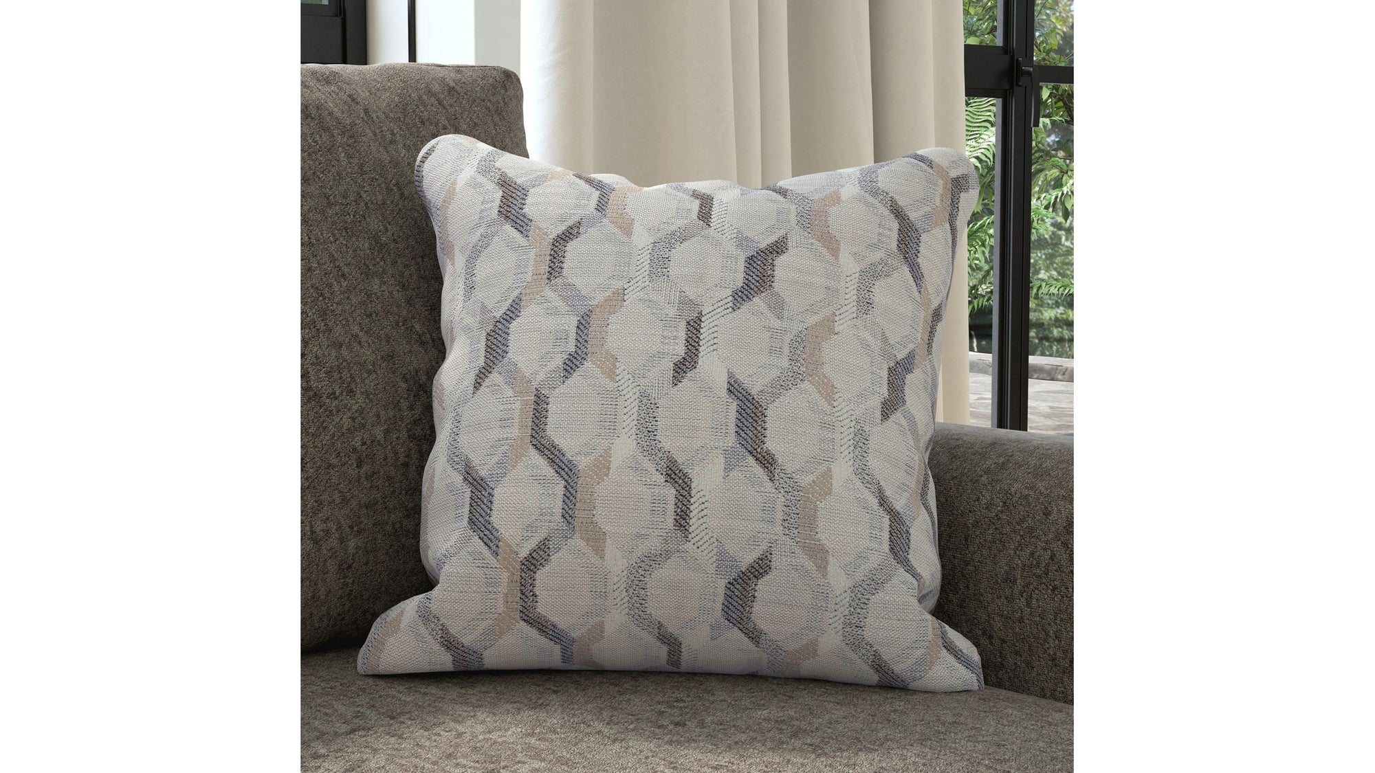 Willow - Fabric Stationary Extra Large Two-Cushion Sofa