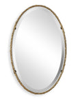 Twisted Branch - Oval Mirror - Gold