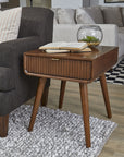 Ludwig - Occasional End Table - Dark Brown