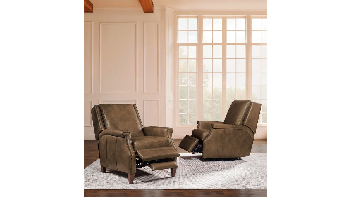 RC - Collier Press Back Recliner - Brown