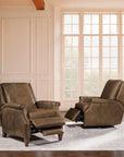 RC - Collier Press Back Recliner - Brown