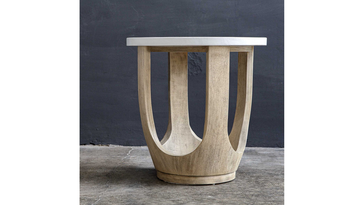 Tatli - Stone Top Side Table