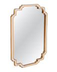 Wilmot - Wall Mirror - Cream / Antique Gold Leaf