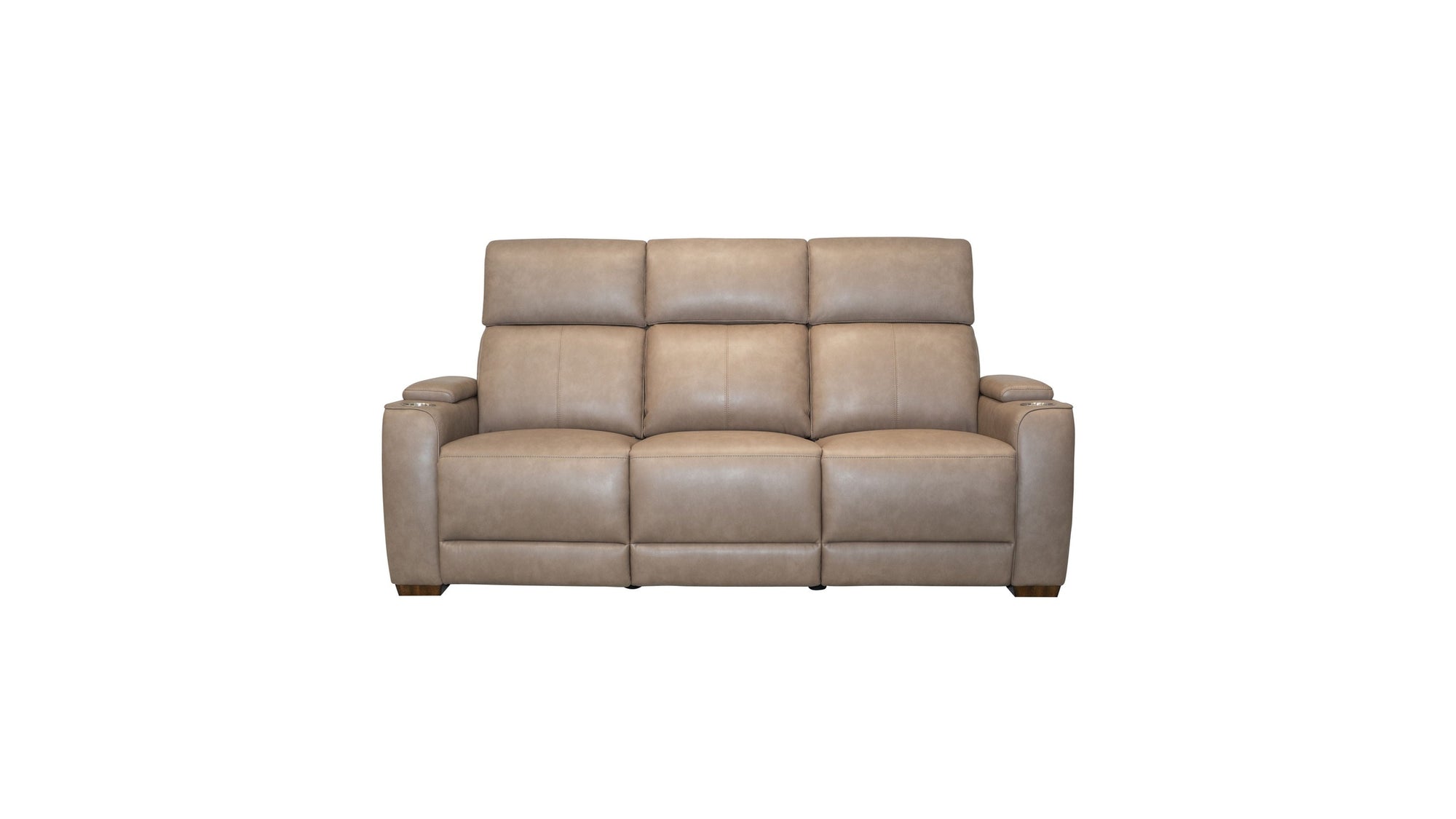Vibe - Power Reclining Sofa With Console, Power Headrest, Lumbar, Heat, Massage & Pulse