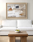 Hide & Seek - Abstract Art - Black / Brown / Gray / Orange / White / Woodtone