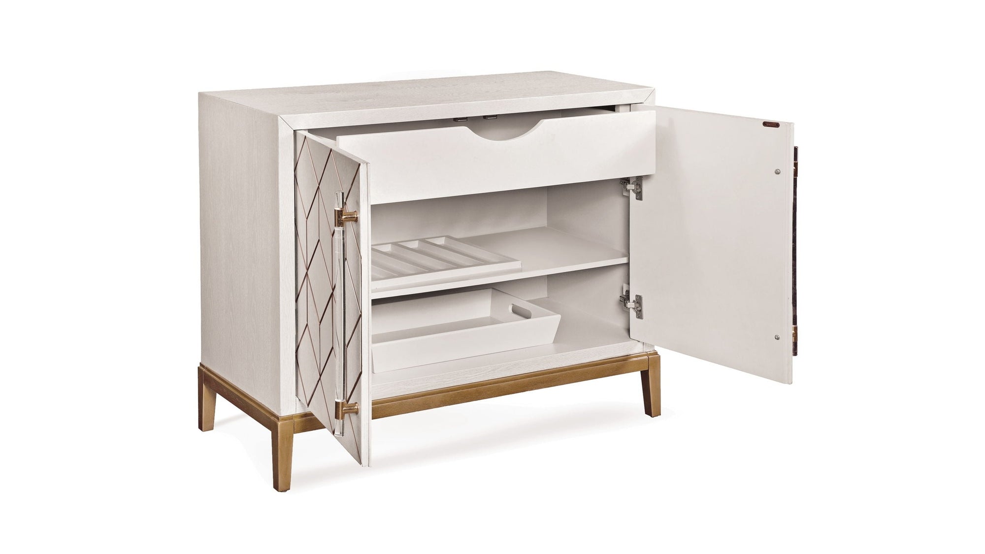 Perrine - Hospitality Cabinet - White
