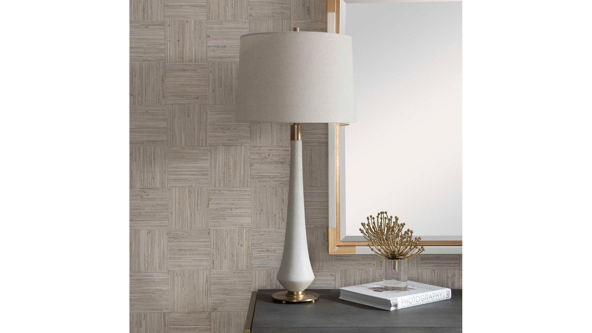 Marille - Stone Table Lamp - Beige