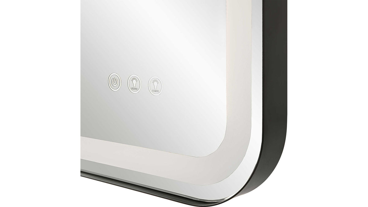 Crofton - Lighted Large Mirror - Black