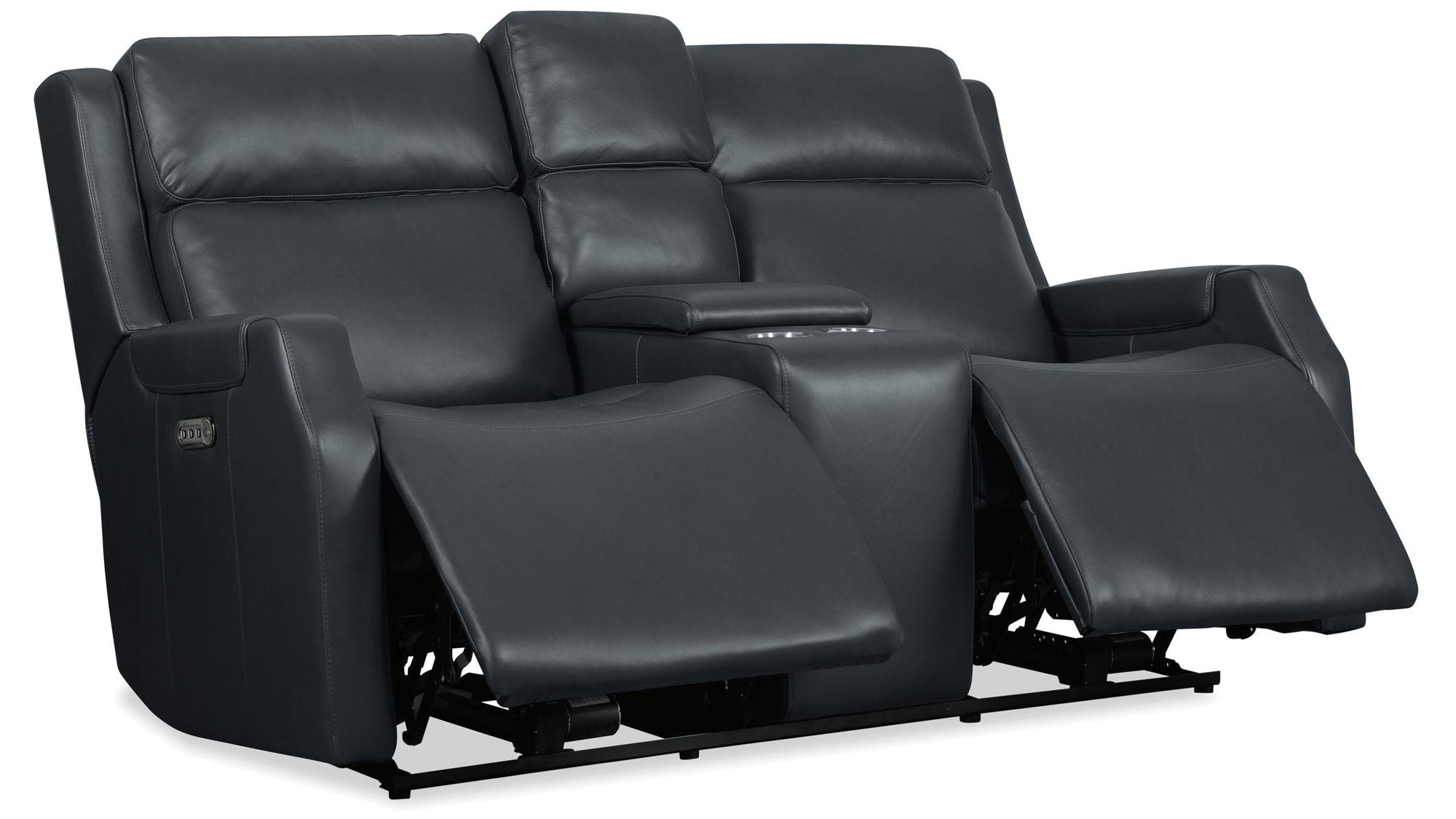 MS - Nelson Zero Gravity Power Console Loveseat With Power Headrests And Lumbar