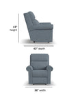 Bernard - Power Recliner With Power Headrest & Lumbar