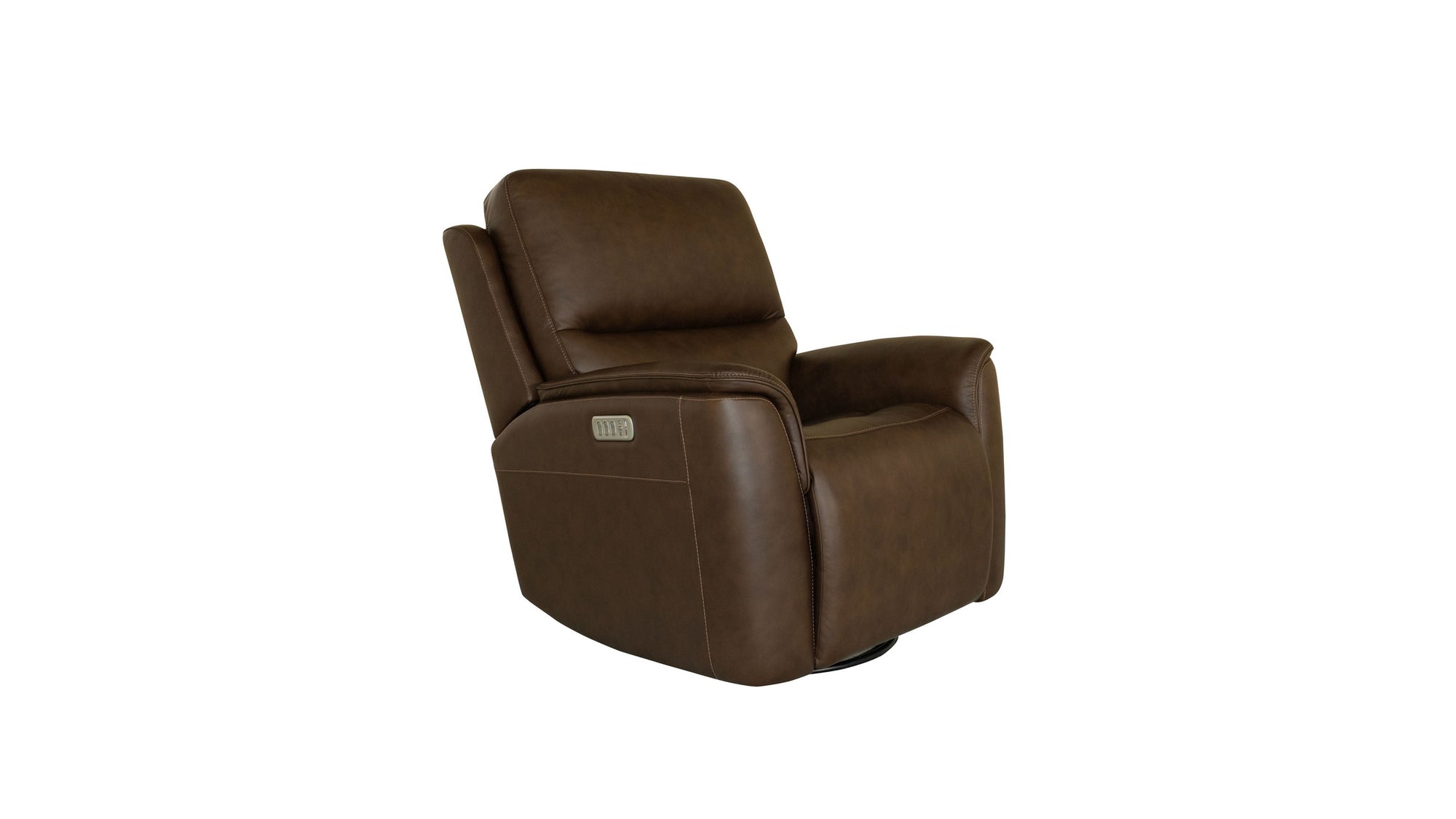 Henry - Power Swivel Gliding Recliner With Power Headrest, Lumbar, Heat & Massage