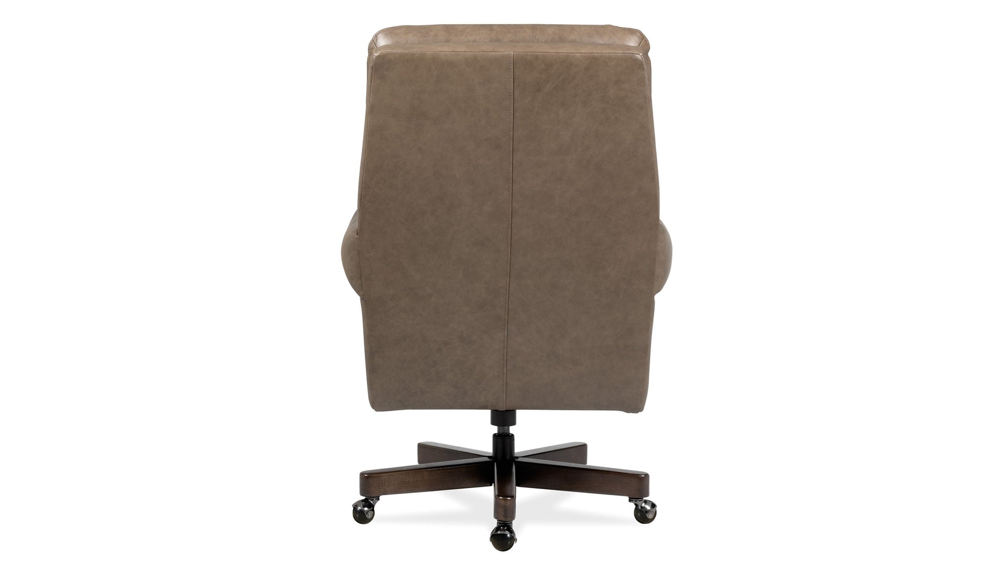 EC - Lenora Swivel Tilt Executive Chair - Dark Brown