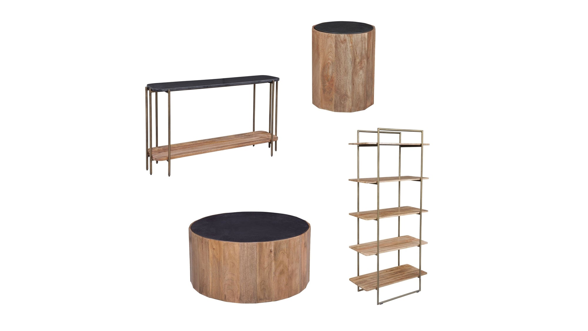 Adrienne - Console Table - Light Brown
