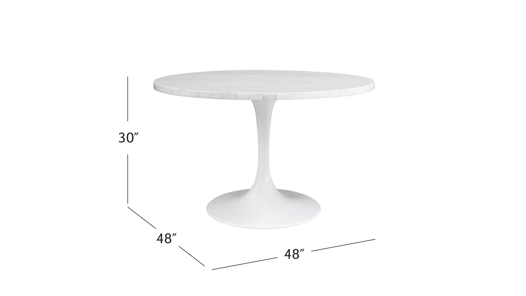 Dunham - Dining Table - White