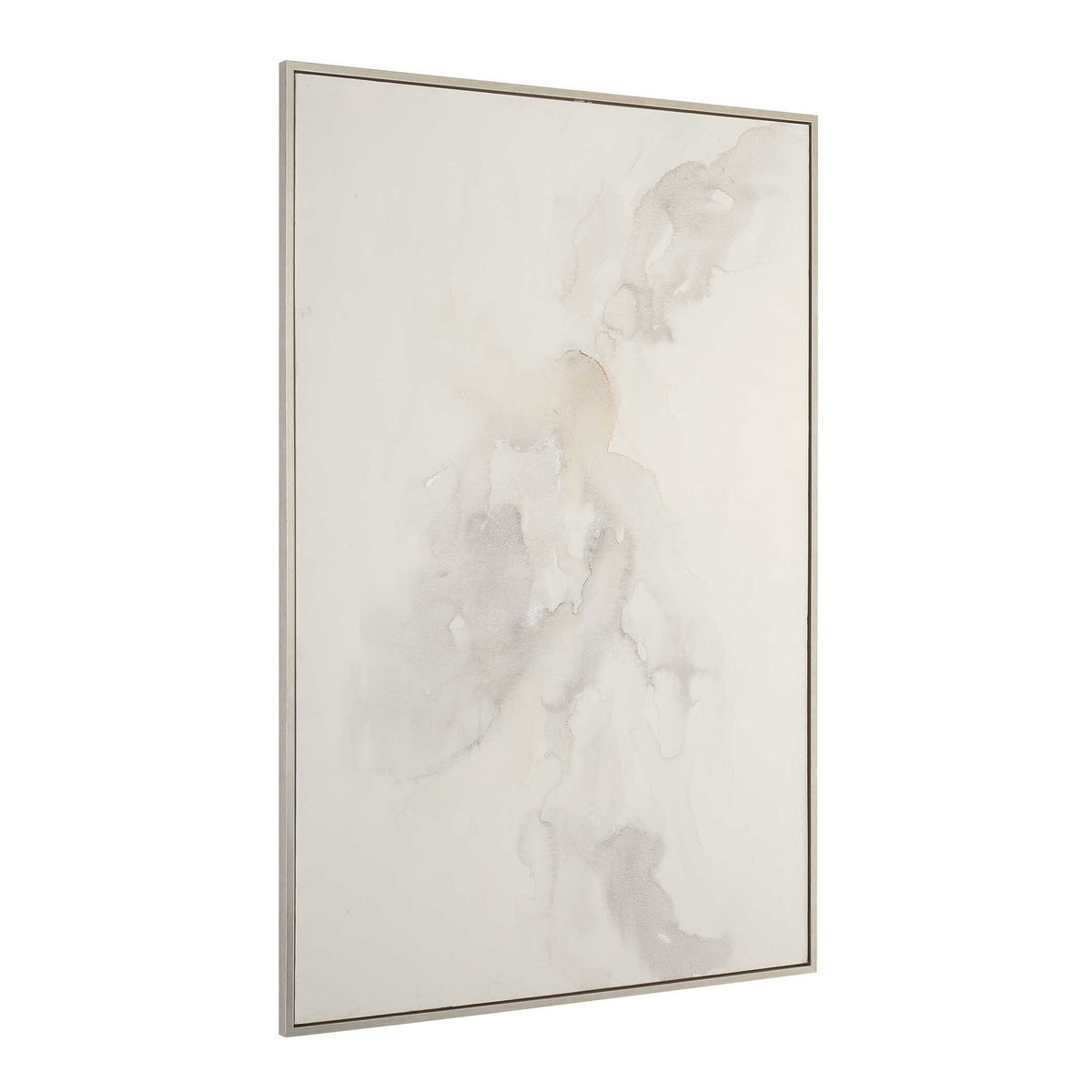 Evaporate - Abstract Art - Brown / Gray / Silver / Woodtone