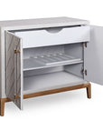 Perrine - Hospitality Cabinet - Silver
