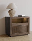 Athens - Open Nightstand - Dark Brown
