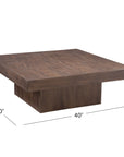 Padula - Oak Cocktail Table - Brown