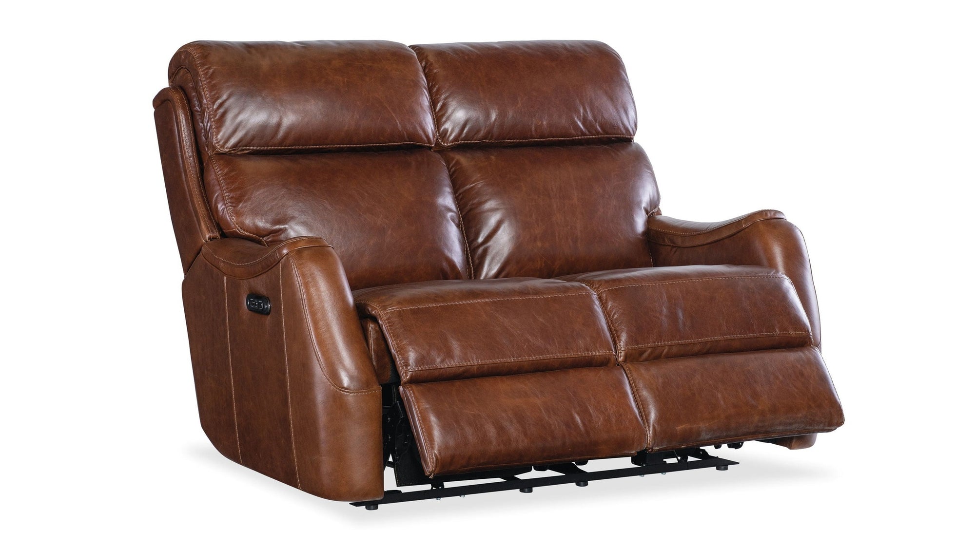 MS - Harlan Zero Gravity Power Loveseat With Power Headrest - Dark Brown
